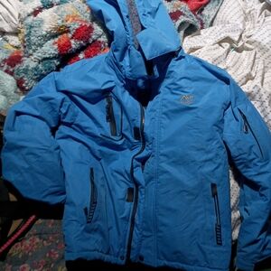 Kids Blue Raincoat with Hood